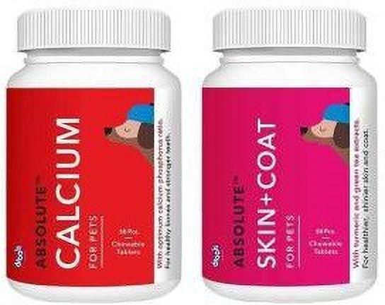 drools Absolute Calcium Bone Jar, Dog Treats-(300gm), skin & coat , calcium tab 50 pcs Chicken Dog Chew-picture-25