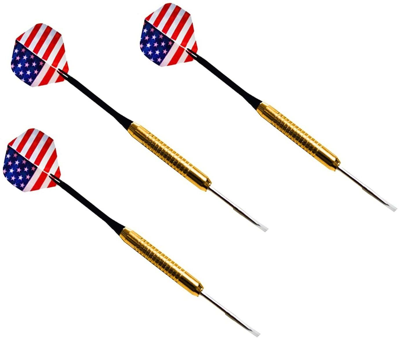 Steel Tip Darts with PVC Shaft Aluminium and Copper Covered Shaft 3 Pieces Pack Steel Tip Dart