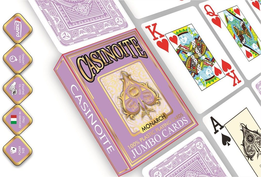 Monarch 100% Plastic Poker Playing Cards (PURPLE)-image-26