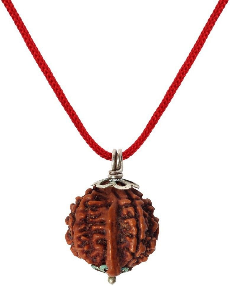 Nepali Ganesh Rudraksha / Ganesha Rudraksha Silver Pendant with Lab Certificate Silver Wood Pendant-image-30