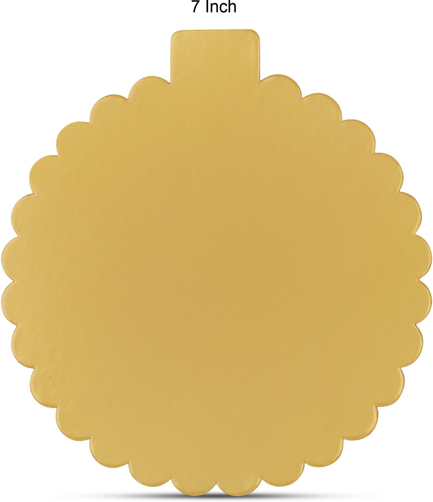 sunpackers Gold Cake Board Disposable Base Plate Round size 7 INCH Cake Base " Paper Cake Server-picture-30