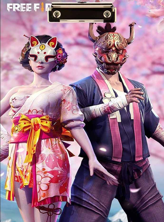 Free fire Men & Women Digital Reprint Clip Board Exam Pad (14x9.5 Inches)