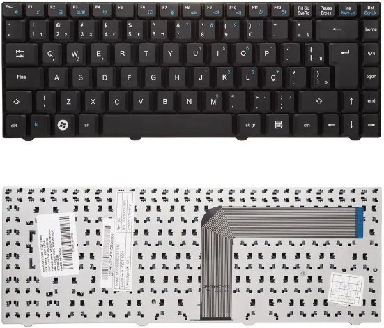 TechSonic Teclado P/ Notebook Positivo 82r-14a224-4211 Marca Bringit Laptop Keyboard Replacement Key image 1