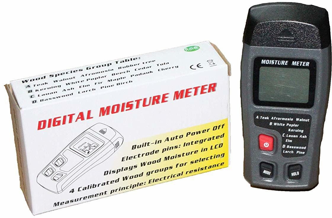 real instruments Digital Wood Moister Measure Meter LCD Display Pin Type Timber Damp Detector pH Testers-picture-34