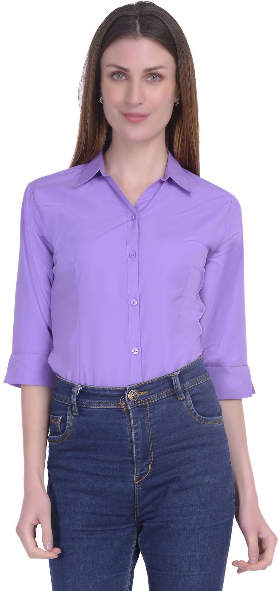 blue ronin Women Regular Fit Solid Casual Shirt-picture-16