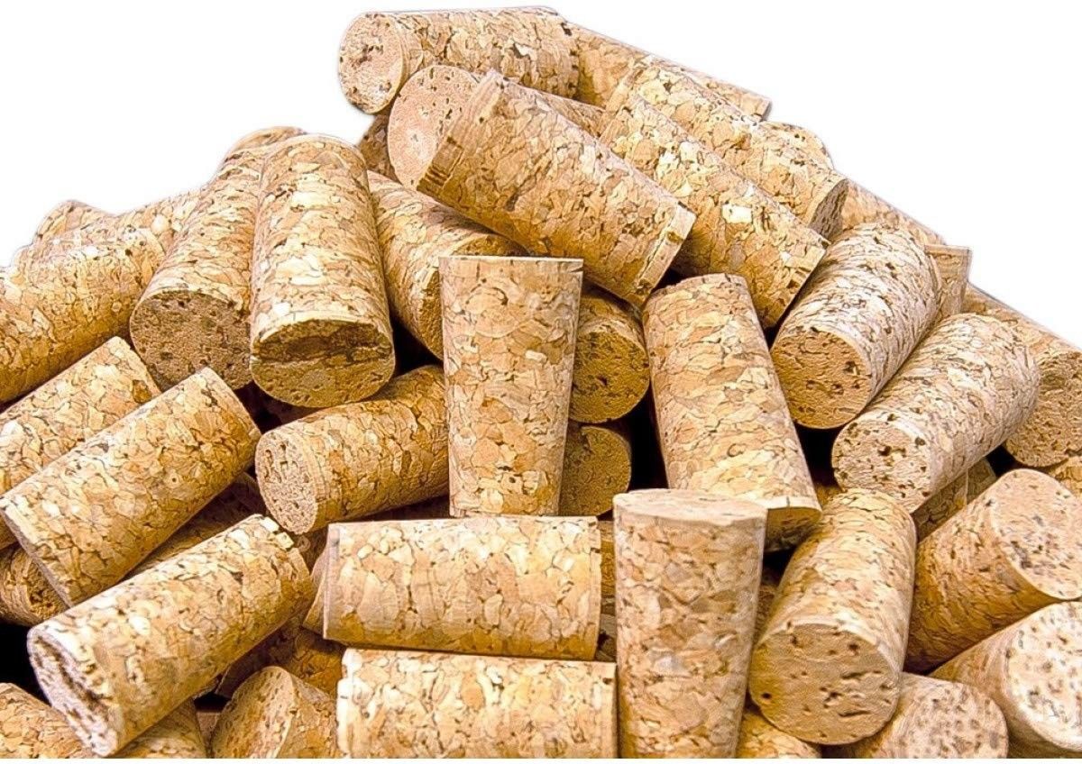 Natural Wooden Premium Cork Stoppers, Pack of 50pcs Cork Bottle Stopper-image-21