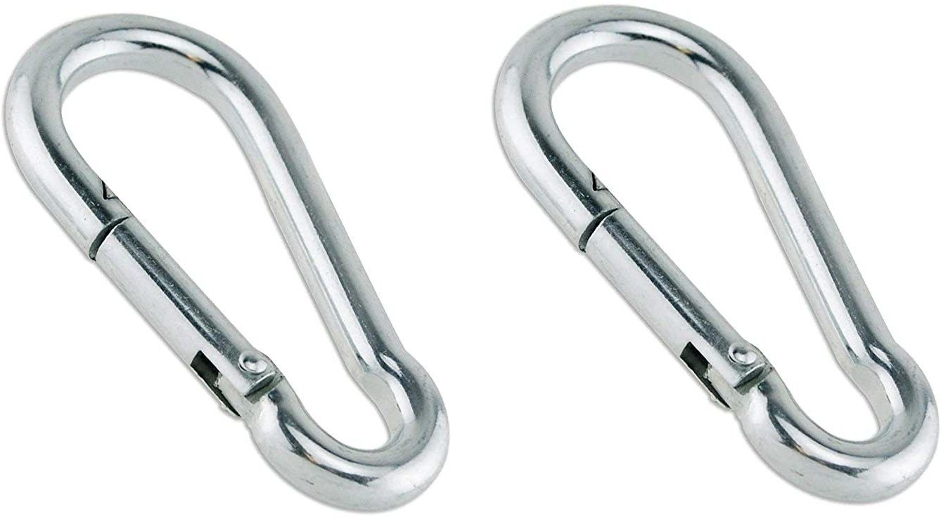 Snap Hooks, Metal Heavy Duty Pet Buckle, Key Chain for Linking Dog Leash Locking Carabiner