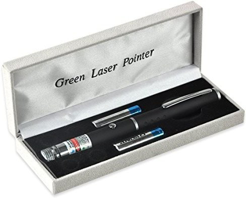 Vasoya Enterprise Laser light Green Laser Pointer With High Beam , 2 Batteries Include , Box Pack image 1
