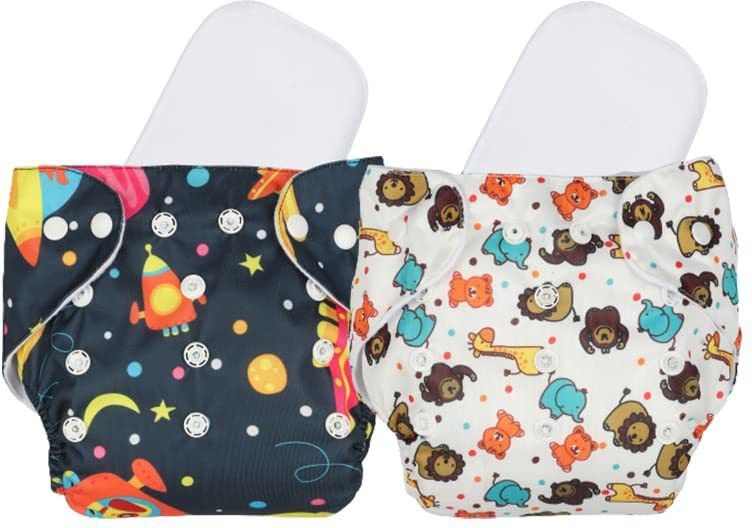 playalong Free Size Reusable Cloth Diaper With 2 Dry Feel Absorbent Soaker Pad (3M-3Y)-picture-19