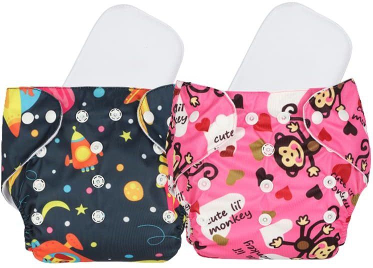 playalong Free Size Reusable Cloth Diaper With 2 Dry Feel Absorbent Soaker Pad (3M-3Y)-picture-24