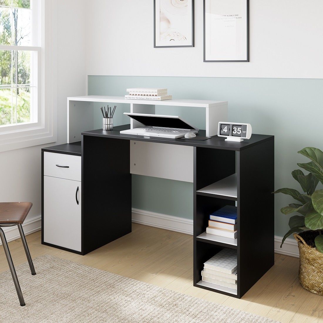 Engineered Wood Study Table-image-9