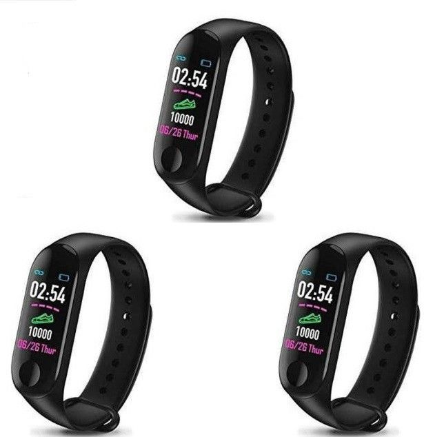 Famekart M3 Smart Band For Track Heart Rate, Step Track With OLED Diplay Pack of 3-picture-21