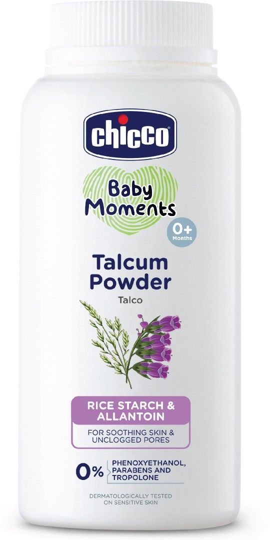 Baby Moments Talcum Powder for Baby Paraben, SLS & Phenoxyethanol Free, 0M+