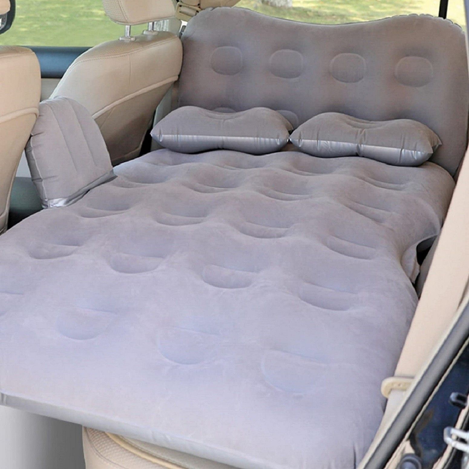 thump TPM1BD03 Travel Sleeping Back Seat Comfortable Vehicle With Electric Pump Car Inflatable Bed-picture-15