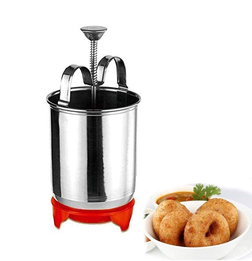prachi Stainless Steel Meduvada Maker with Stand for Perfectly Shaped & Crispy Hygienic Vada Maker-picture-13