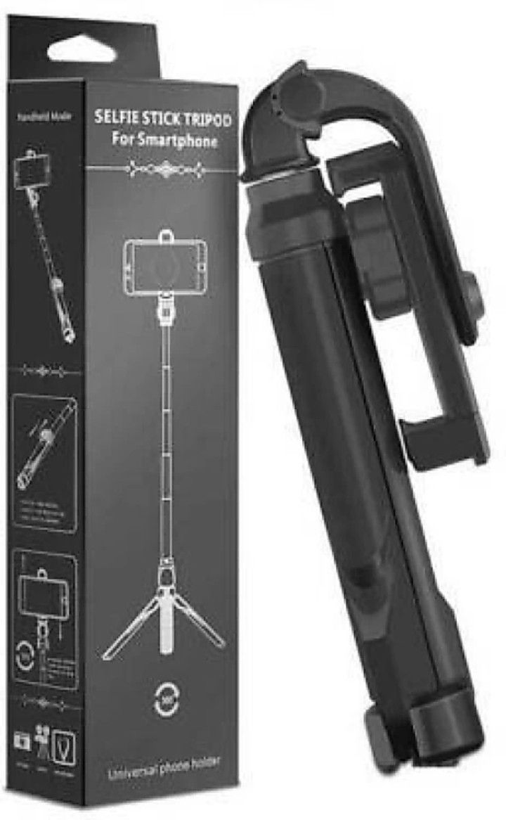 menaso Bluetooth selfie stick 3in1 wireless remote access and extendable tripod stand Bluetooth Selfie Stick-image-28