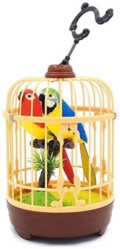 ENSEMBLE BIRDS BEAUTIFUL BIRDS TOY WITH CHRIMING BIRD SINGING PARROT TOY-image-12