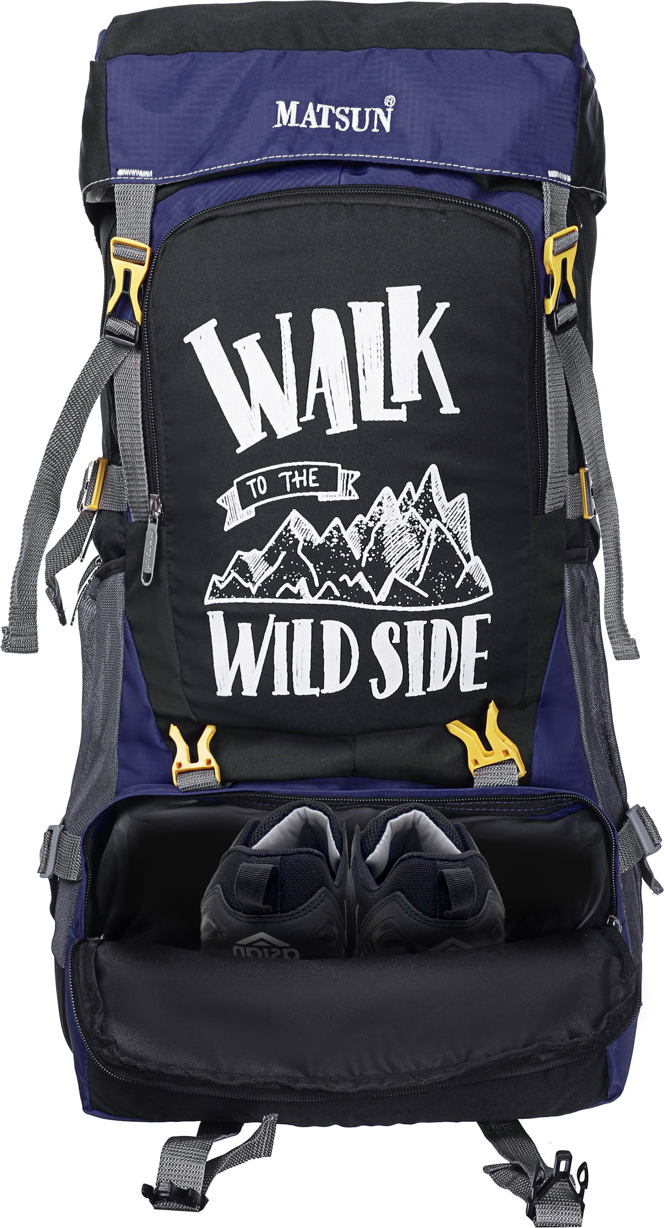 65 L Polyester Travel Outdoor Hacking Bags, Mountain Trekking For Men And Women Rucksack - 65 L-image-42