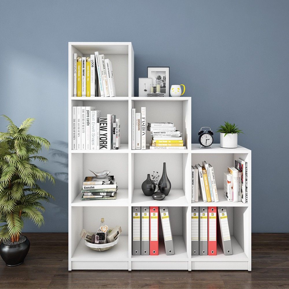 flipkart perfect homes Engineered Wood Open Book Shelf-picture-15