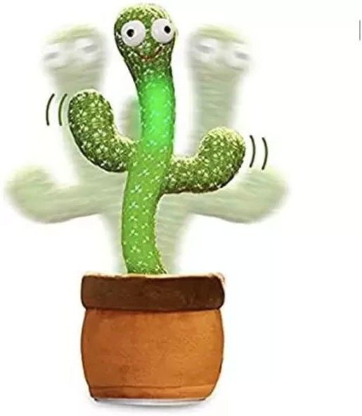 Education Toys for Kids Dancing Cactus Repeat, Talking Dancing Cactus Toy,