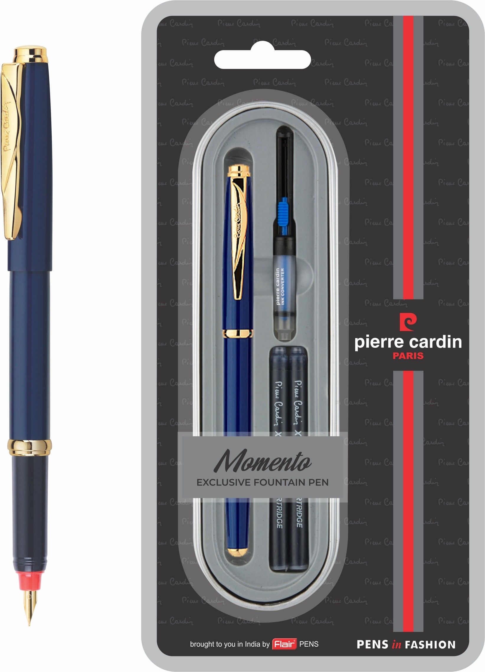 MOMENTO FOUNTAIN PEN SET (BLUE BODY) Fountain Pen-image-45