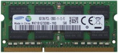 SAMSUNG 1600mhz low voltage DDR3 8 GB (Dual Channel) Laptop (M471B1G73QH0-YK0 PC3L- 12800S - DDR3) image 1