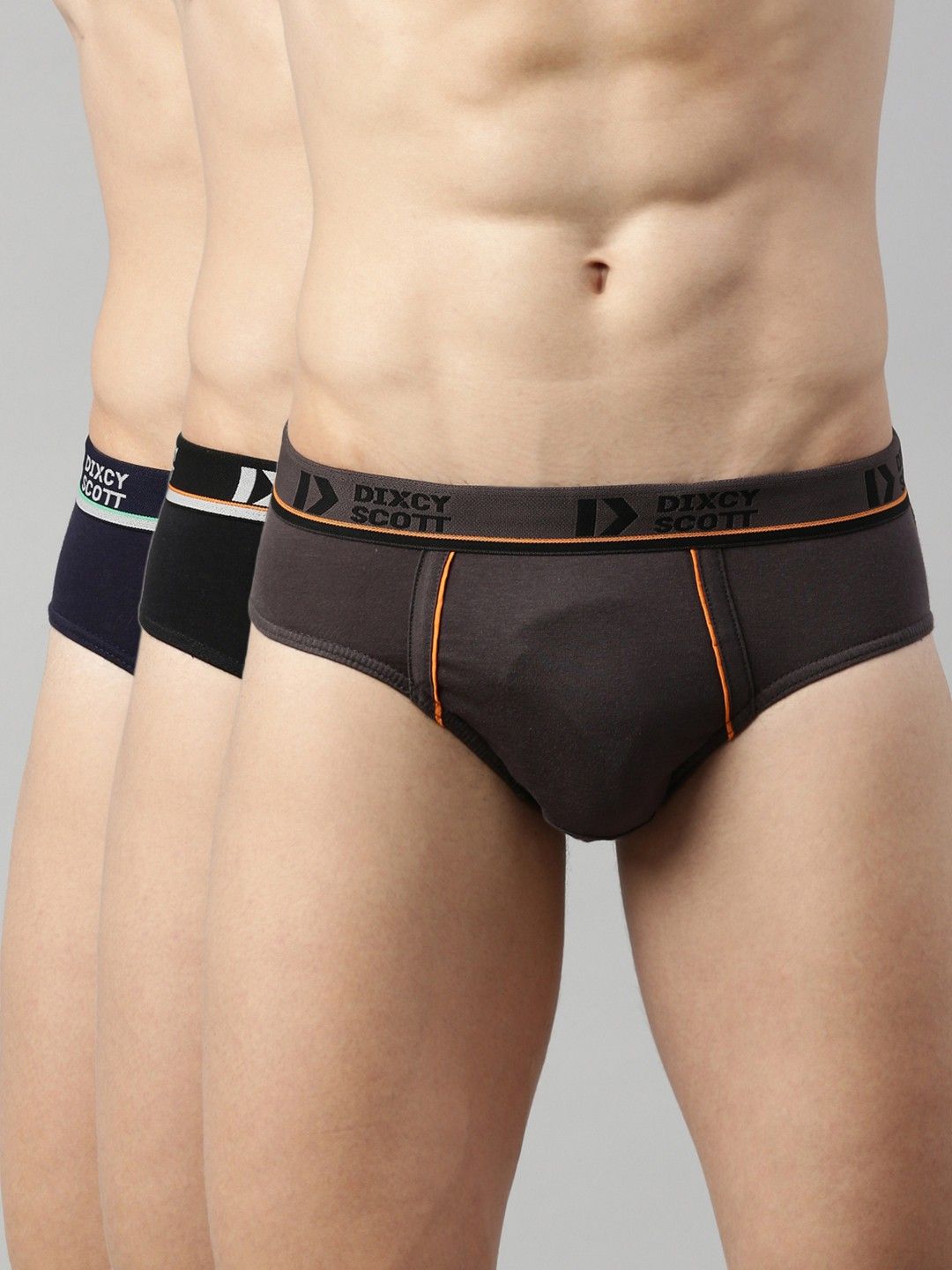dixcy scott Pack of 3 Solid Men Brief-picture-36