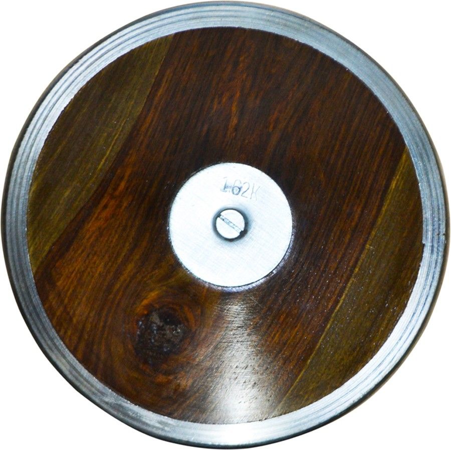 Discus Throw 1.5Kg , Disc Throw, Practice Wooden Discuss With Premium Brass Rim Wooden Discus Throw Disc