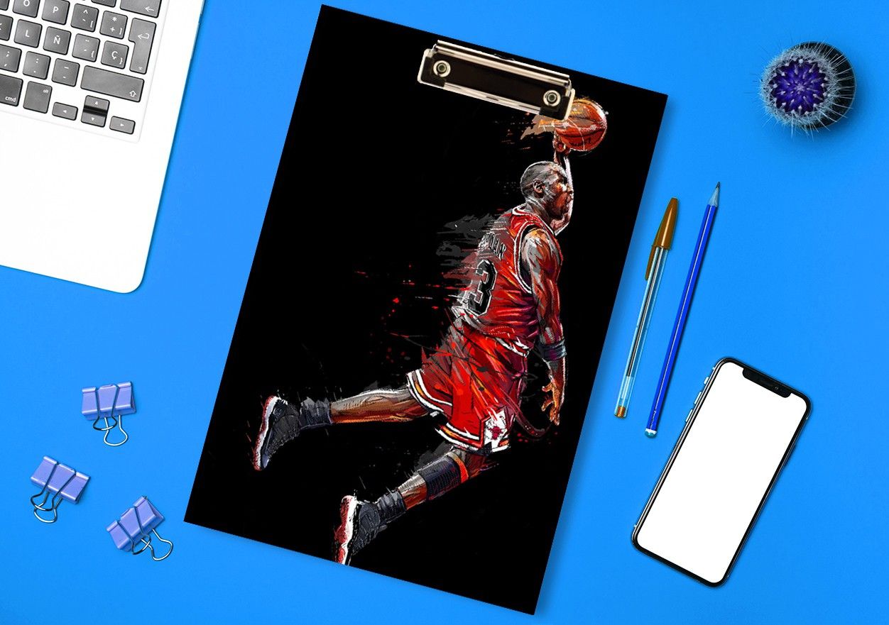 wallpaperroll Volley ball player Reprint Clip Board Exam Pad (14x9.5 Inches)-picture-18