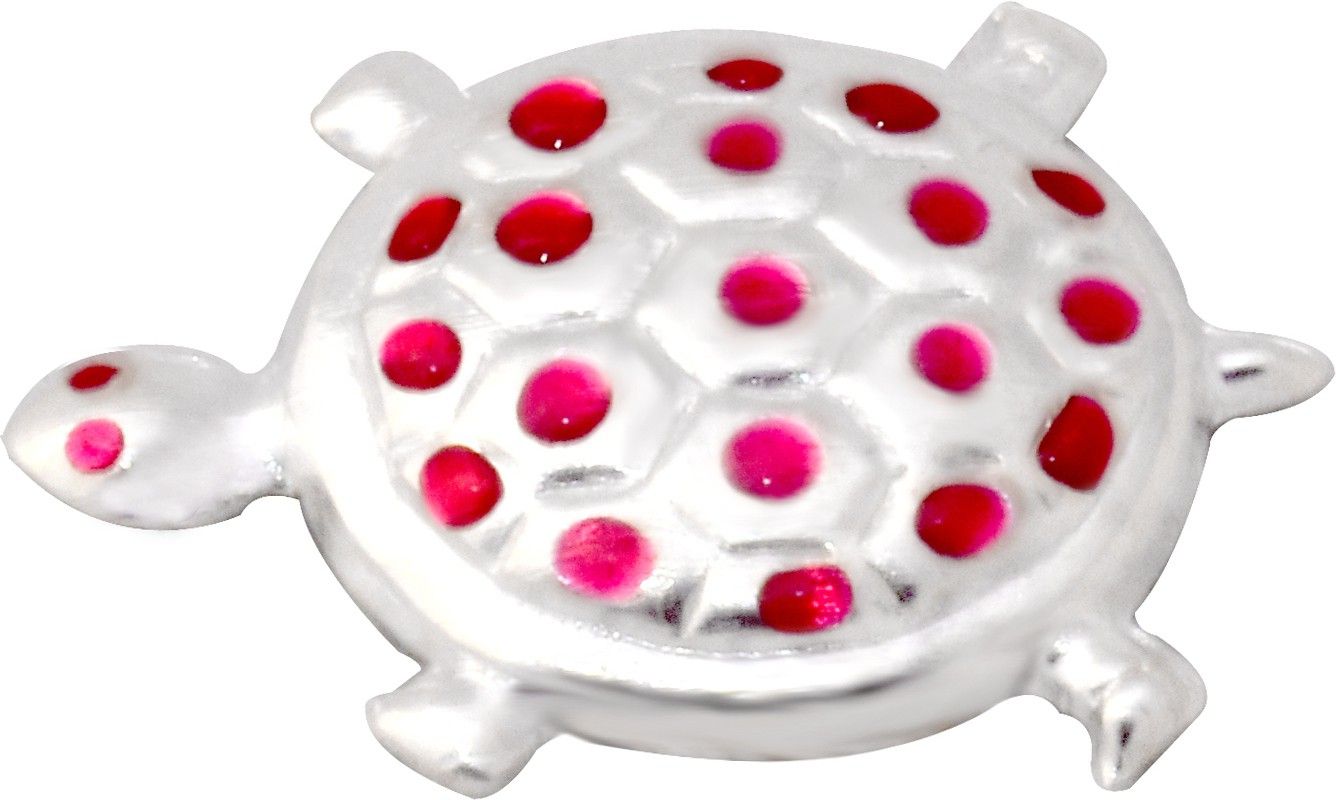 kmj pure silver tortoise, silver turtle, chandi ka kachua (wt. 1.5 grams) Decorative Showpiece-2 cm-picture-45