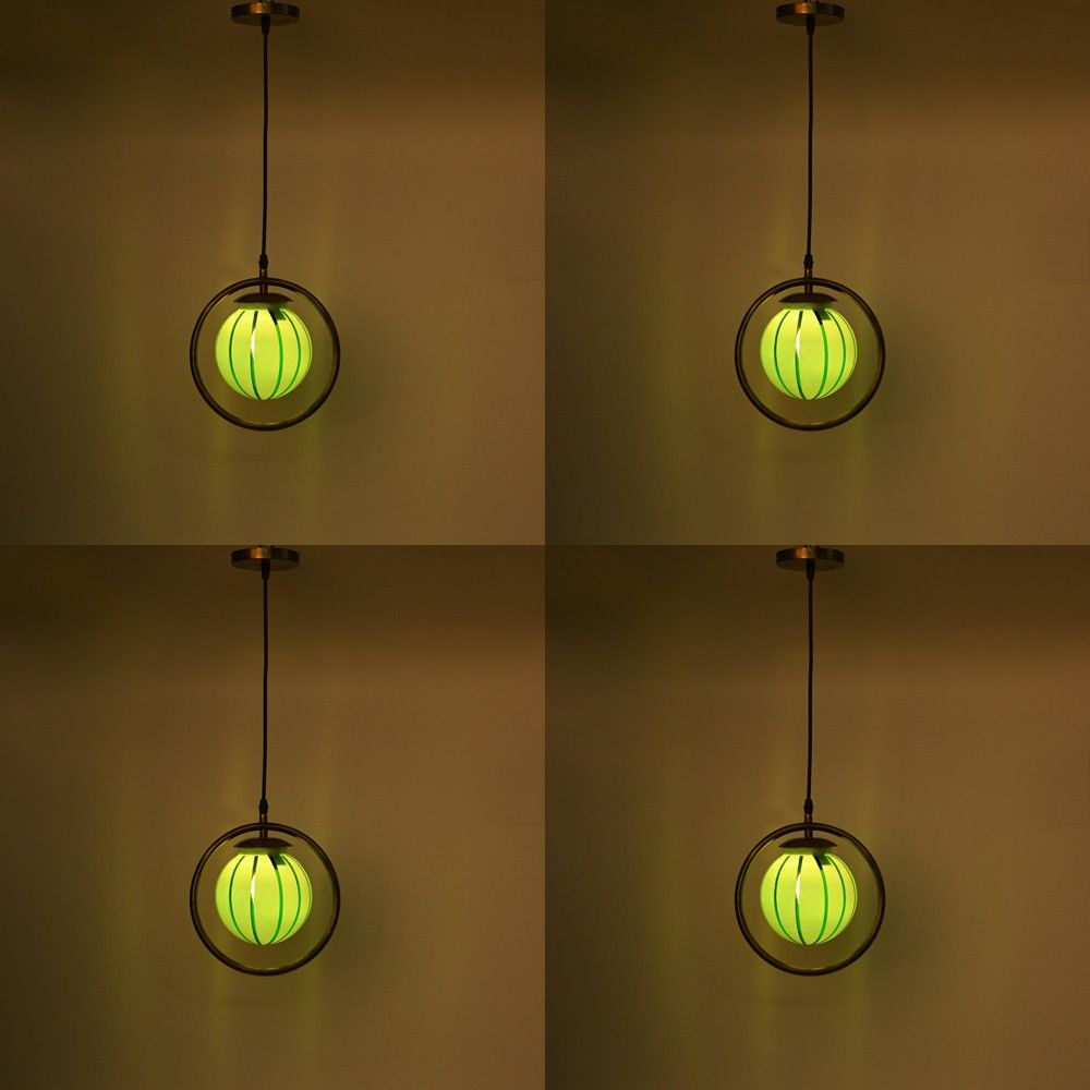 Ceiling Light Hand Decorated Glass Shade, With All Fitting & Fixture Set of 4 Pendant Lamp Ceiling Lamp-image-42
