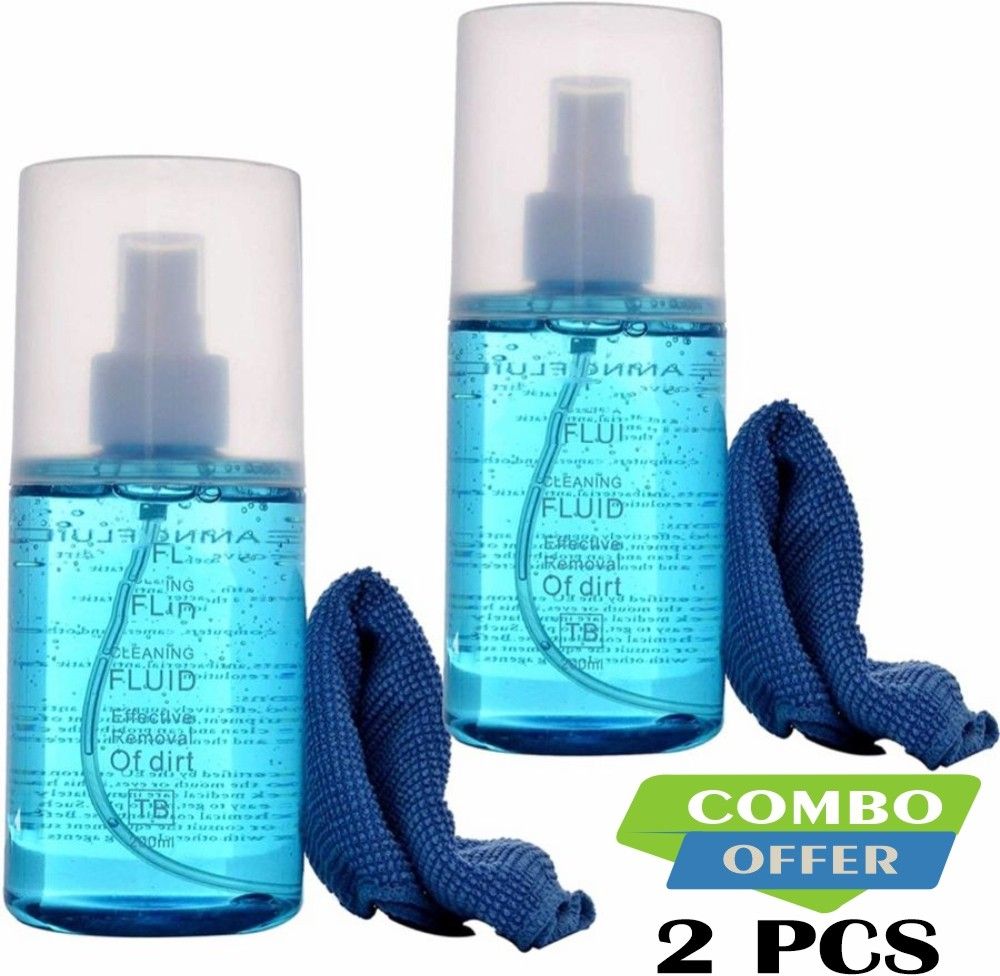 finearts cleaning kit for laptop, led, computer monitor (200ml) (pack of 2) for computers, laptops, mobiles, gaming