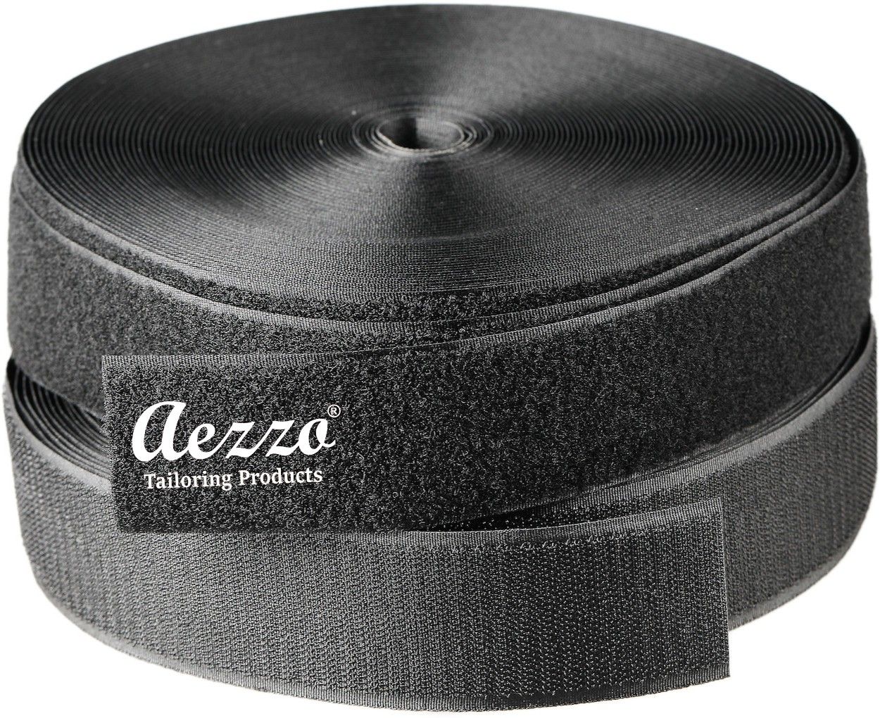 25 M Black Velcro 25mm 1Inch Width Hook + Loop Sew-on Fastener tape roll strips Use in Sofas Backs, Footwear, Pillow Covers, Bags, Purses, Curtains etc. (25Meter Black) Sew-on Velcro