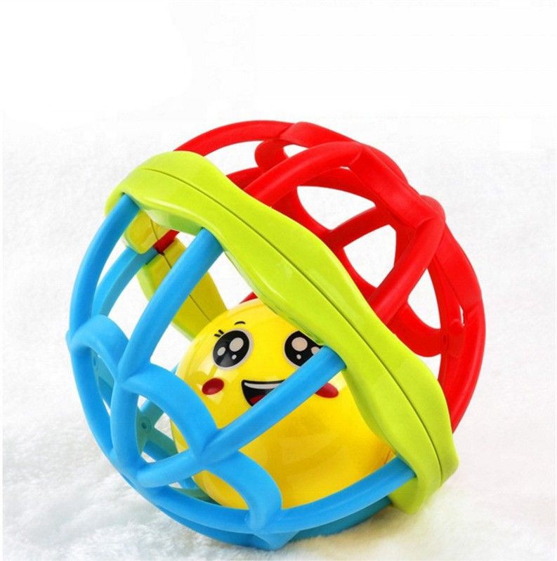 Kid's Soft Plastic Rubber Body Rolling Hand Rattle-image-21