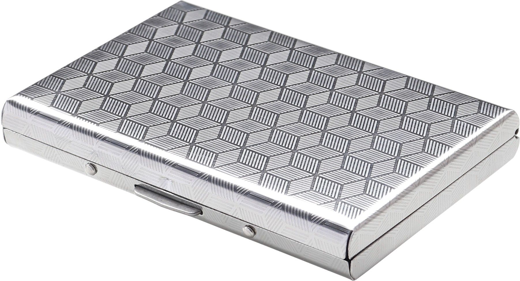 stealodeal The Metal Credit/Debit Cardholder With Cube Mirror Design 6 Card Holder-picture-30
