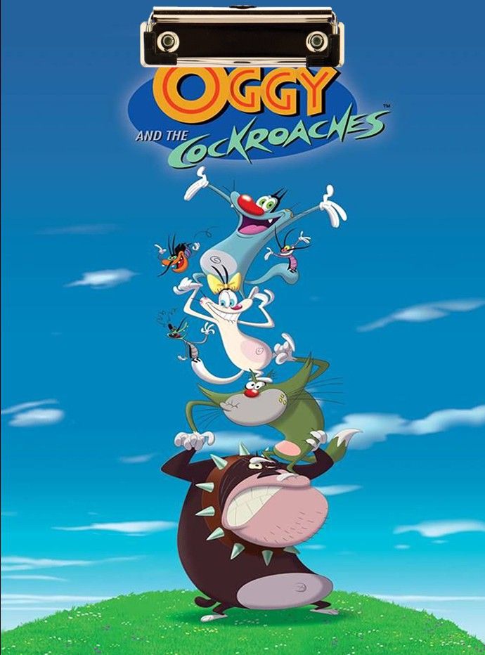 Oggy and Cockroaches Reprint Clip Board Exam Pad (14x9.5 Inches)-image-48