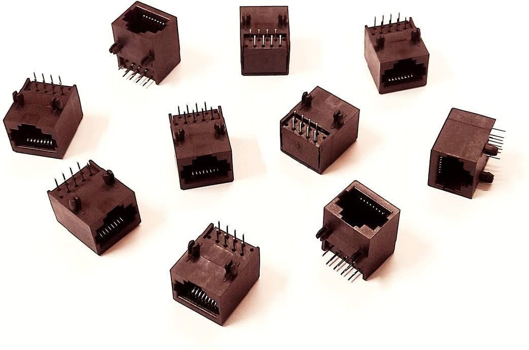 ERHIndia (Pack of 10 Pcs) 8p8c Connector RJ-45 Female Jack Port Lan Adapter-picture-20