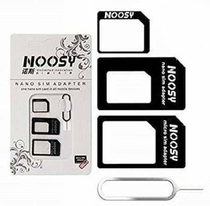 SANNO WORLD 4-in-1 Nano Sim Card Adapter with Ejector Pin Sim Adapter Sim Adapter