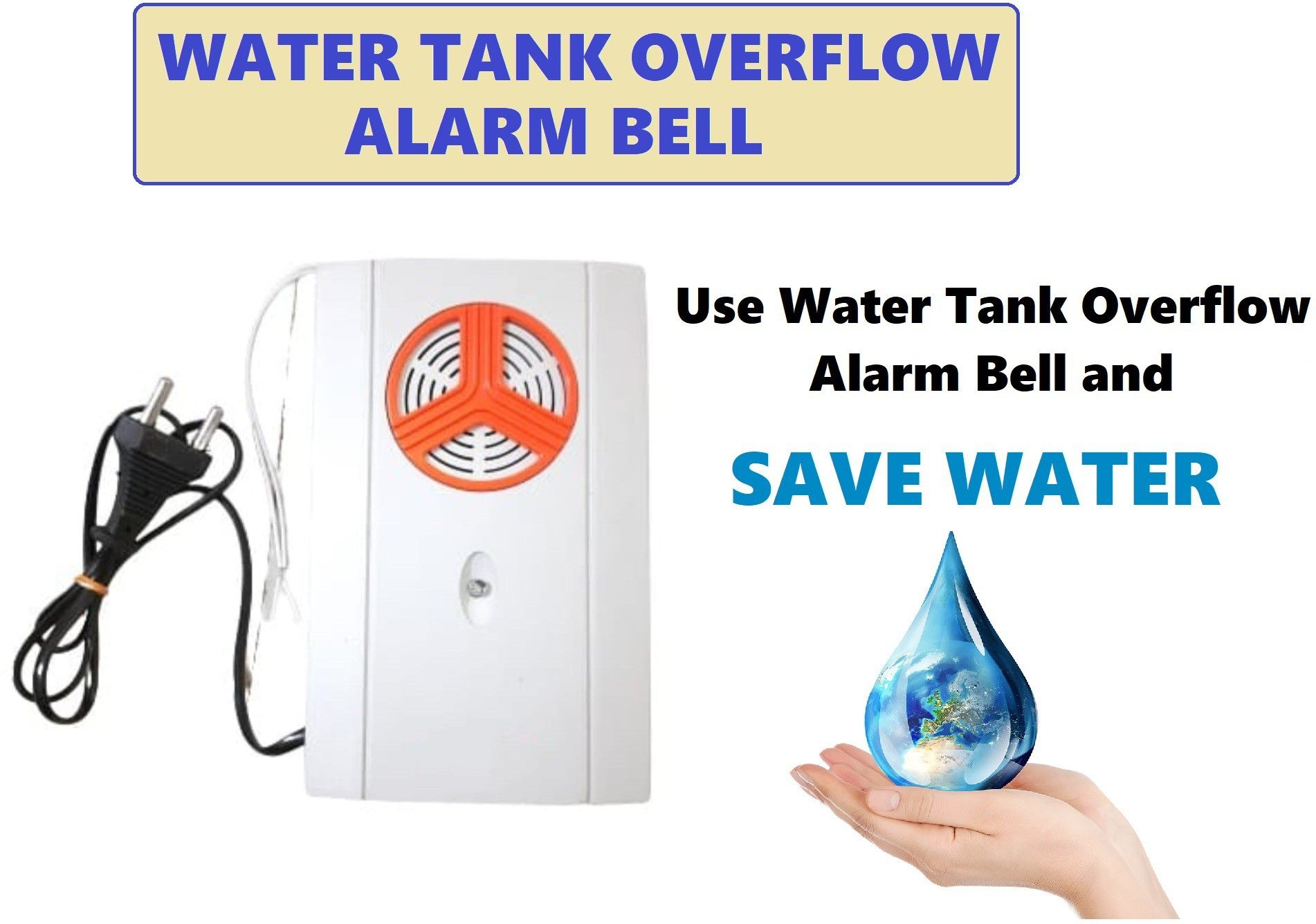 AIMERS Water Tank Overflow Bell/ Water Alarm Bell with Hindi & English Announcement Wired Sensor Security System-picture-12