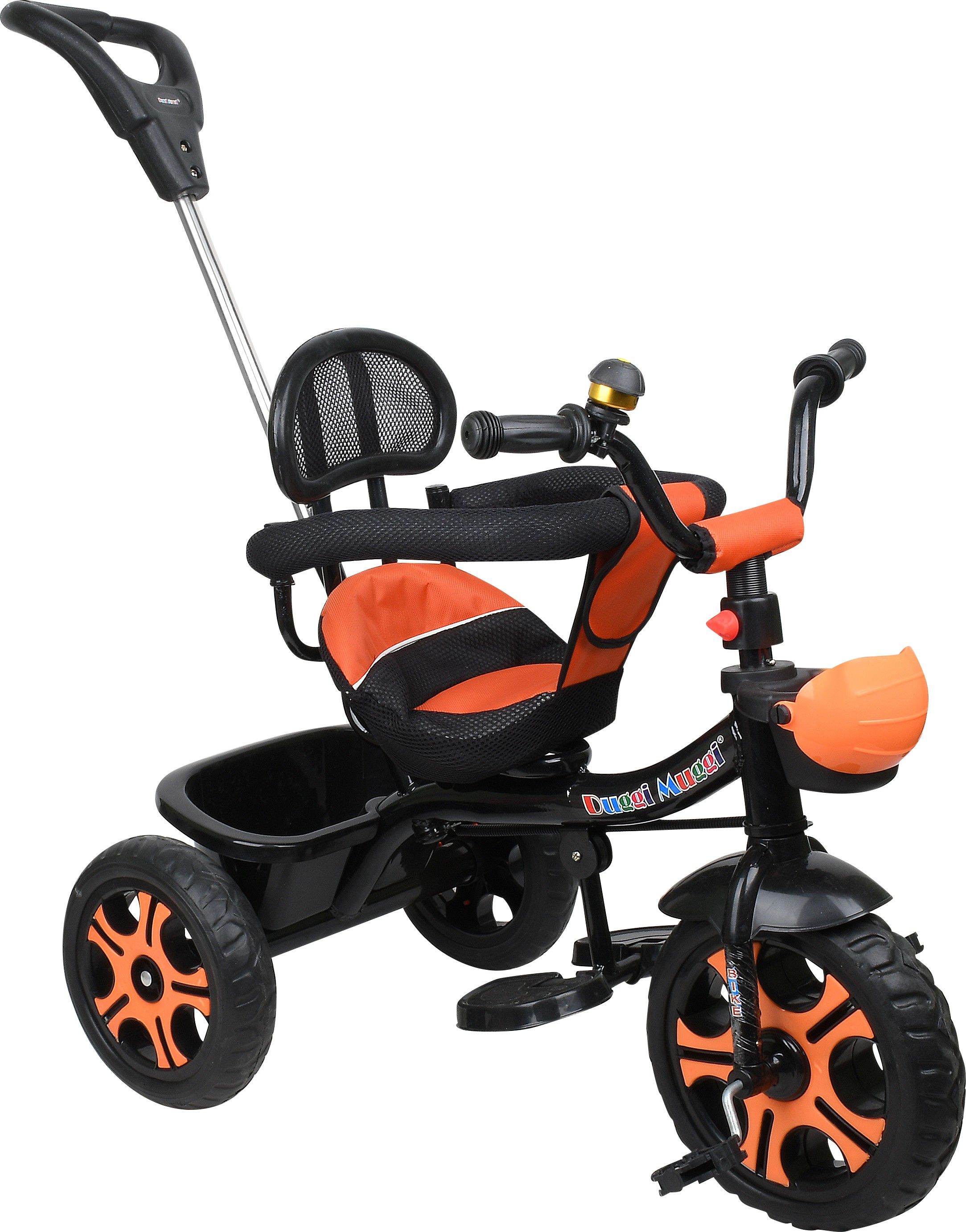 Tricycle for kids - Safety Harness Footrest Pushbar Soft Seat R1 BABY KIDS TRICYCLE Tricycle-image-1