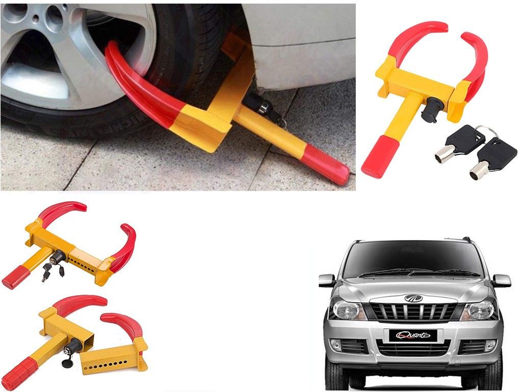 Adjustable Security Car Wheel Lock ForFor Mahindra Quanto Wheel Lock-image-18