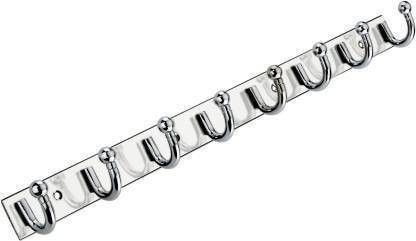 bizaar Stainless Steel 8 Pin U Cloth Hooks Hanger Hanging Key,Clothes,Towel (Pack Of 1) Door Hanger-picture-13