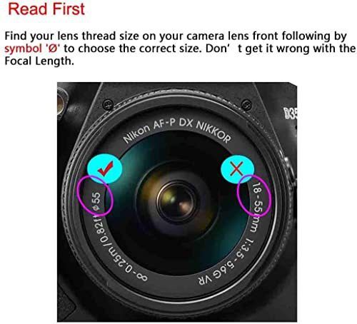 MILLETS Lens Cap Cover for AF-P DX NIKKOR 18-55mm f/3.5-5.6G VR Lens for Nikon D7200Lens Cap-image-22