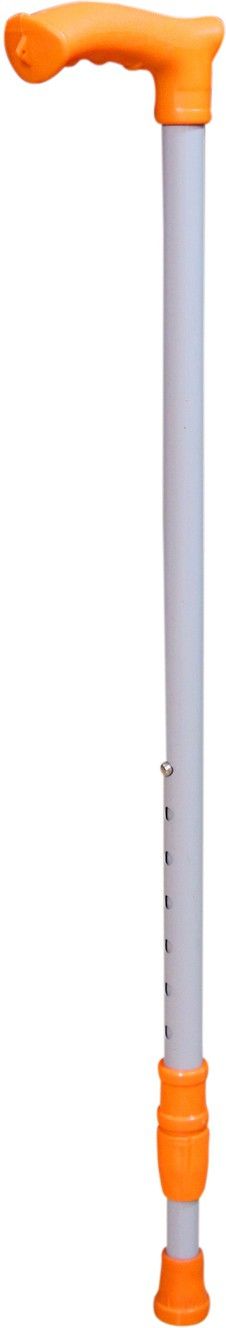 Walking Stick for Old People 1 Leg Men and Women Canes Hight Adjustable (Orange) Walking Stick-image-0