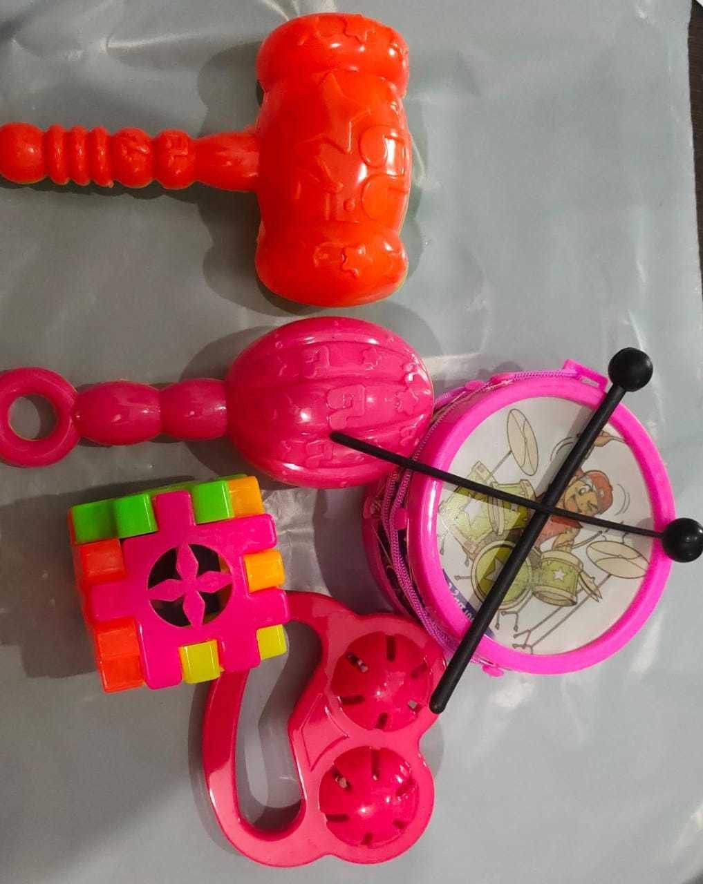 Plastic 5 Pcs Rattles Set for Kids ,Newborn Baby Children,Baby,Kids,Boy, Girls Rattle-image-24