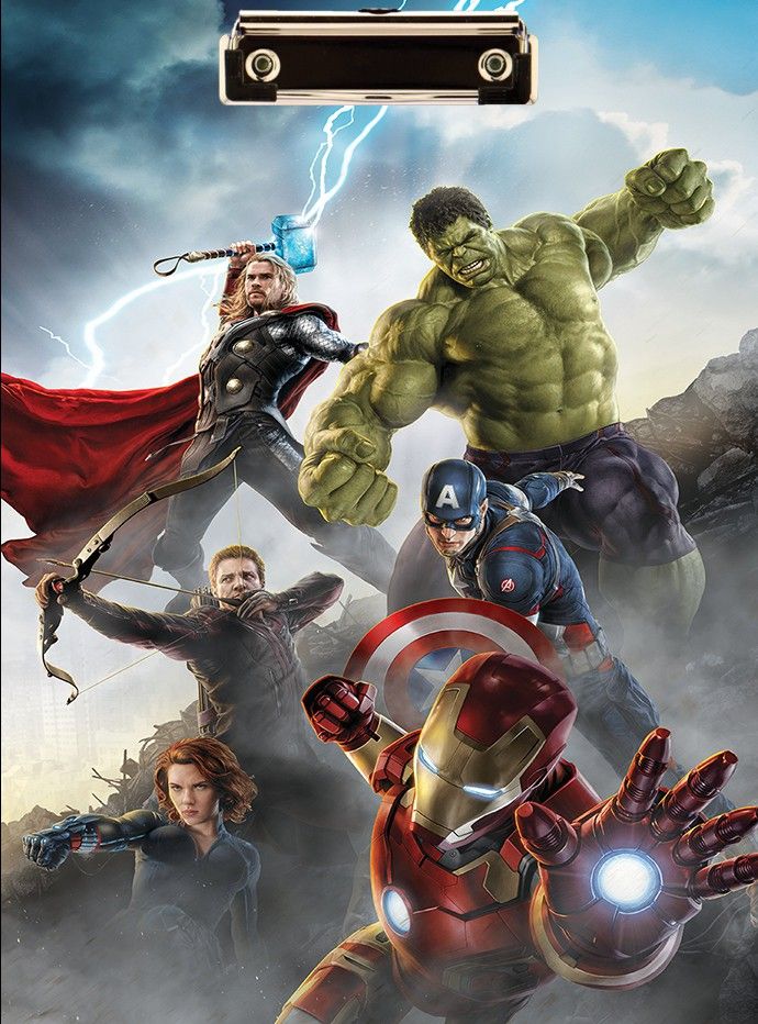 wallpaperroll Avengers Reprint Clip Board Exam Pad (14x9.5 Inches)-picture-31