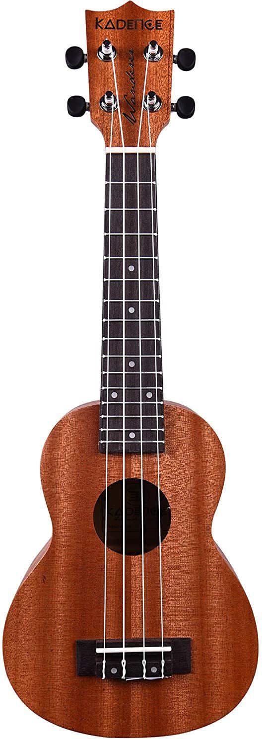 Wanderer ukulele+(Free online learning Course) Brown Mahogany wood Soprano Ukulele