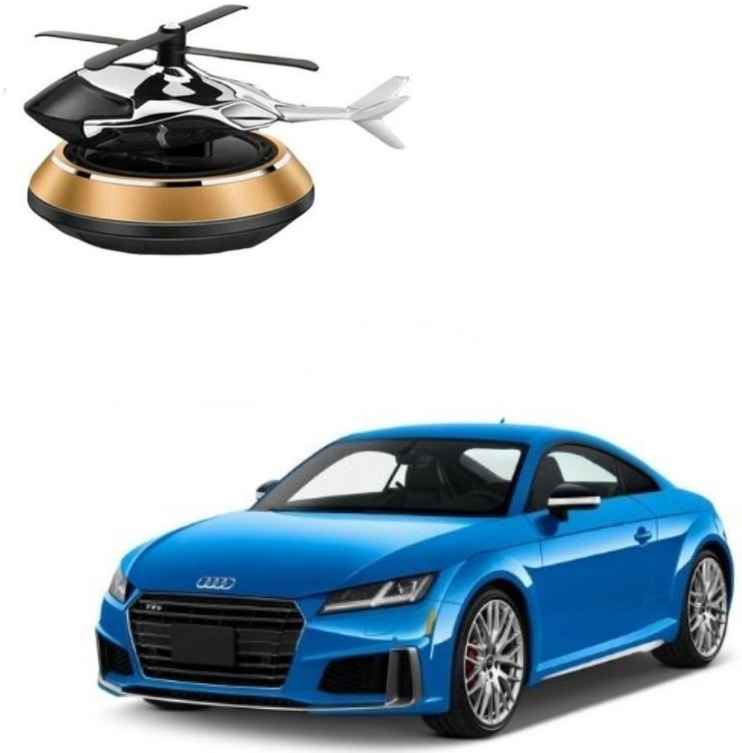 Golden Car Aroma Diffuser Air Freshener Perfume Solar for Audi TT Air Purifier-image-10