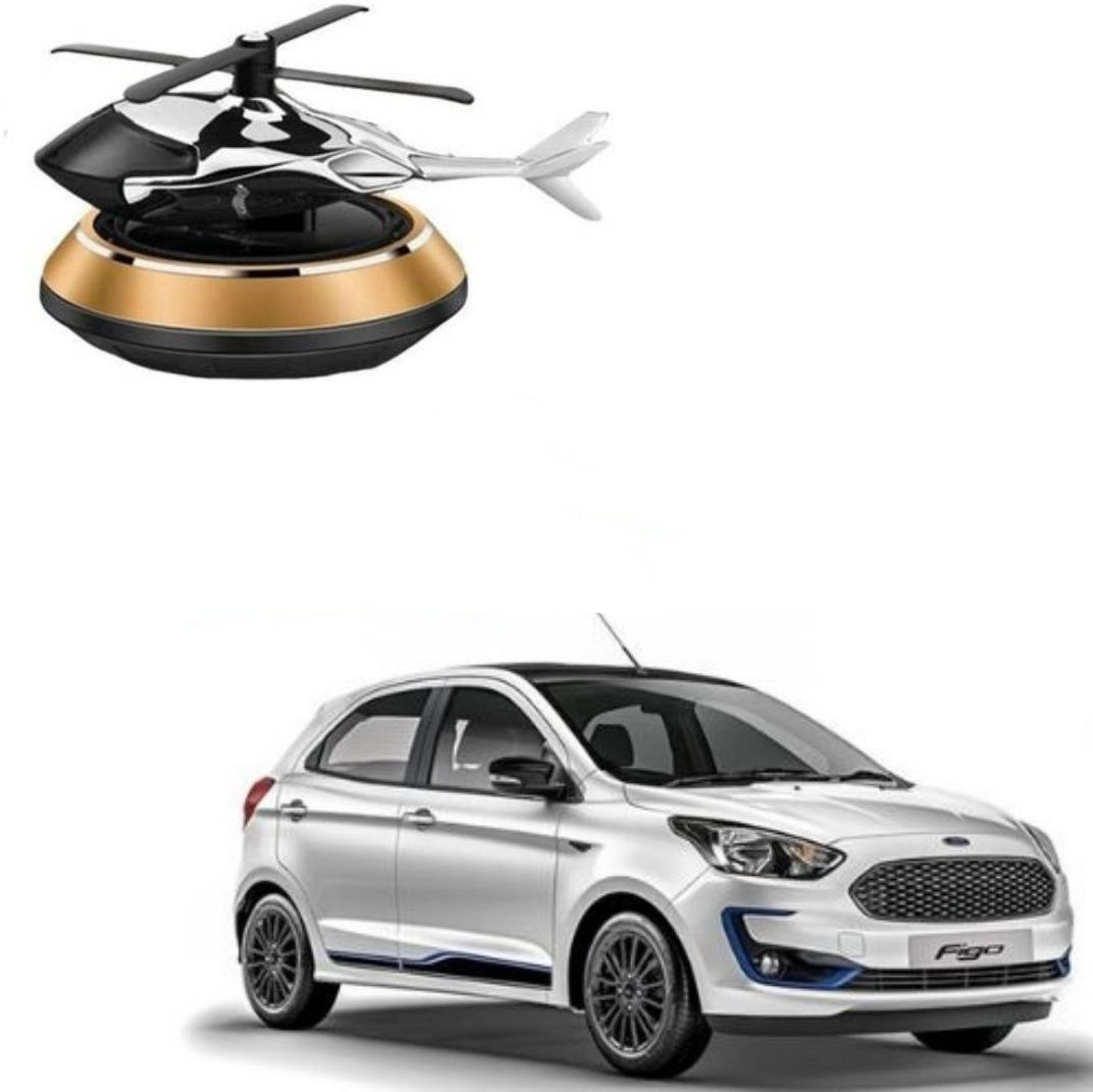 autogarh Golden Car Aroma Diffuser Air Freshener Perfume Solar for Ford Figo Air Purifier-picture-19