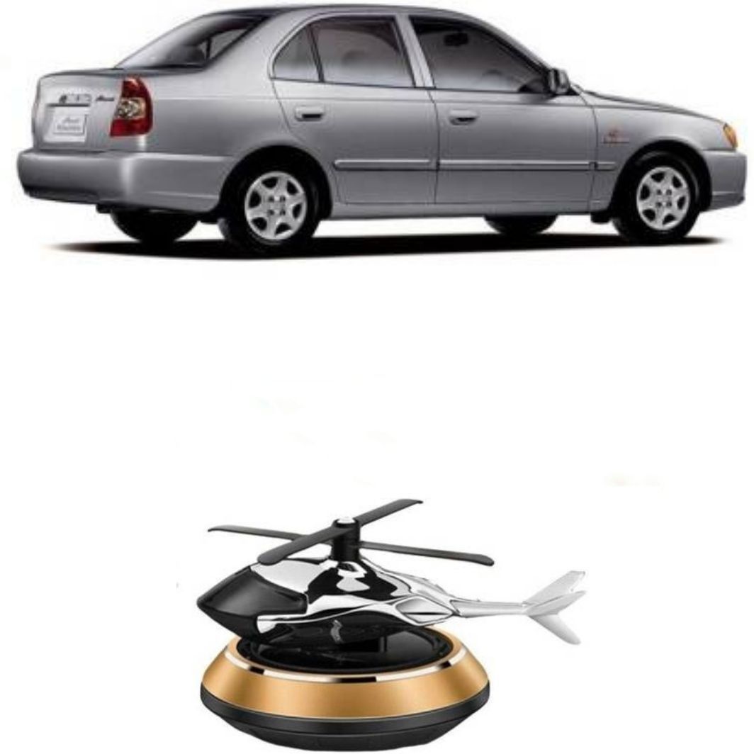 autogarh Golden Car Aroma Diffuser Air Freshener Perfume Solar for Hyundai accent Air Purifier-picture-15